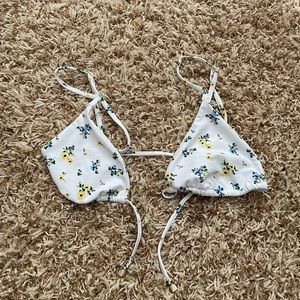 Black bough bikini top